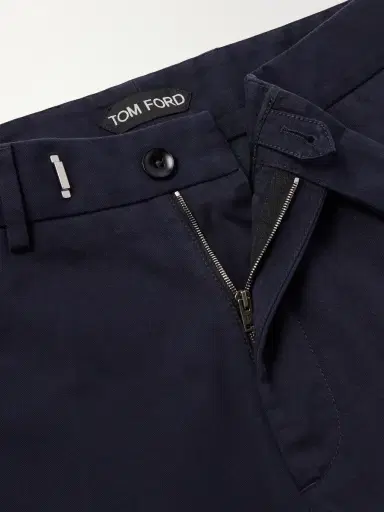 Tom Ford Straight-Leg Cotton-Blend Twill Shorts - Men | Thumbnail 6 Tom Ford Straight-Leg Cotton-Blend Twill Shorts - Men | Thumbnail 6