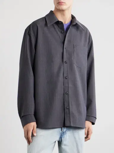 A.P.C. Malaury Recycled Poplin Shirt - Men | Thumbnail 3 A.P.C. Malaury Recycled Poplin Shirt - Men | Thumbnail 3
