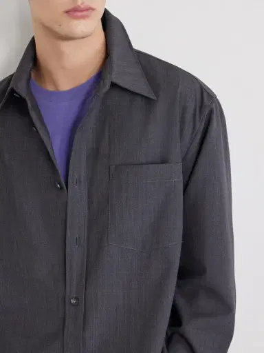 A.P.C. Malaury Recycled Poplin Shirt - Men | Thumbnail 5 A.P.C. Malaury Recycled Poplin Shirt - Men | Thumbnail 5