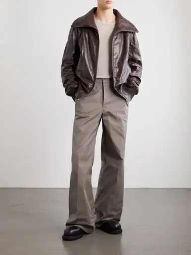 Rick Owens Dracuflight Leather Jacket - Men | Thumbnail 2 Rick Owens Dracuflight Leather Jacket - Men | Thumbnail 2