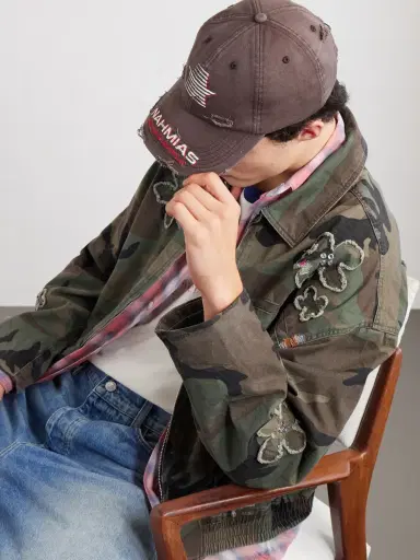 Nahmias Embellished Printed Cotton-Twill Bomber Jacket - Men | Thumbnail 5 Nahmias Embellished Printed Cotton-Twill Bomber Jacket - Men | Thumbnail 5