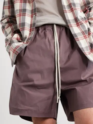 Rick Owens Boxer Straight-Leg Stretch-Cotton Canvas Drawstring Shorts - Men | Thumbnail 5 Rick Owens Boxer Straight-Leg Stretch-Cotton Canvas Drawstring Shorts - Men | Thumbnail 5