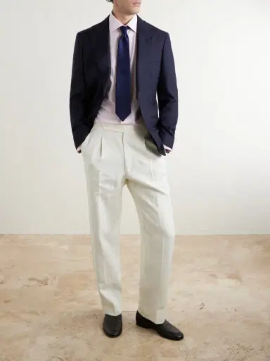Canali Cutaway-Collar Cotton-Poplin Shirt - Men | Thumbnail 2 Canali Cutaway-Collar Cotton-Poplin Shirt - Men | Thumbnail 2