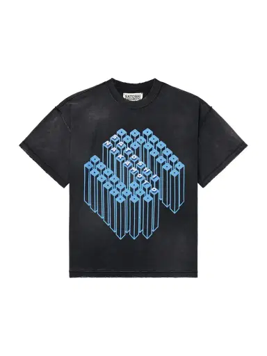 Satoshi Nakamoto Grid Lock Logo-Print Cotton-Jersey T-Shirt - Men | Thumbnail 1 Satoshi Nakamoto Grid Lock Logo-Print Cotton-Jersey T-Shirt - Men | Thumbnail 1