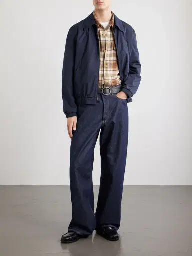 A.P.C. William Logo-Embroidered Cotton-Gabardine Blouson Jacket - Men | Thumbnail 2 A.P.C. William Logo-Embroidered Cotton-Gabardine Blouson Jacket - Men | Thumbnail 2