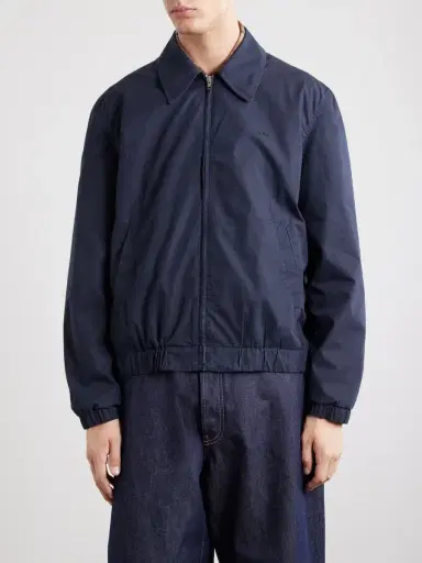 A.P.C. William Logo-Embroidered Cotton-Gabardine Blouson Jacket - Men | Thumbnail 3 A.P.C. William Logo-Embroidered Cotton-Gabardine Blouson Jacket - Men | Thumbnail 3