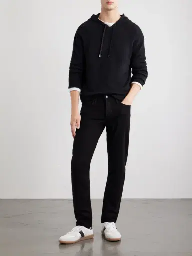 Tom Ford Logo-Embroidered Cashmere Hoodie - Men | Thumbnail 2 Tom Ford Logo-Embroidered Cashmere Hoodie - Men | Thumbnail 2