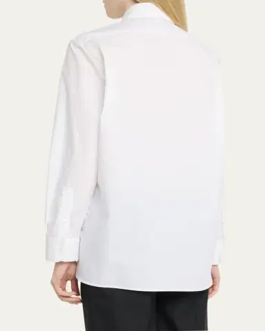 The Row Sisilia Menswear Poplin Shirt | Thumbnail 3 The Row Sisilia Menswear Poplin Shirt | Thumbnail 3