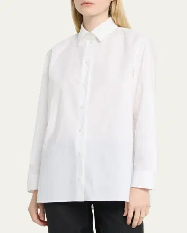 The Row Sisilia Menswear Poplin Shirt | Thumbnail 4 The Row Sisilia Menswear Poplin Shirt | Thumbnail 4