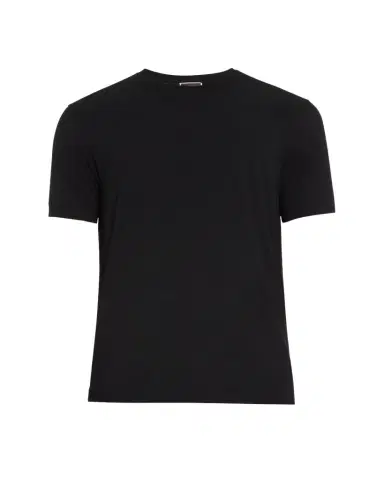 Giorgio Armani Men's Textured Stretch T-Shirt | Thumbnail 1 Giorgio Armani Men's Textured Stretch T-Shirt | Thumbnail 1