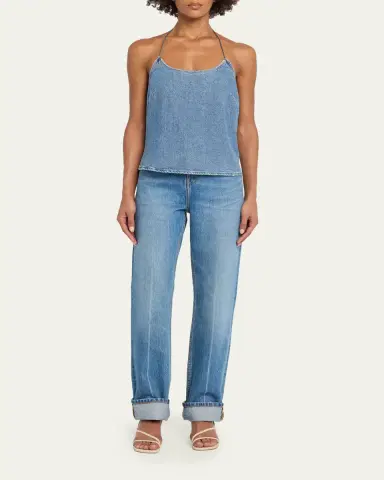 STILL HERE Toggle Halter Tank Top | Thumbnail 2 STILL HERE Toggle Halter Tank Top | Thumbnail 2