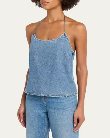 STILL HERE Toggle Halter Tank Top | Thumbnail 4 STILL HERE Toggle Halter Tank Top | Thumbnail 4