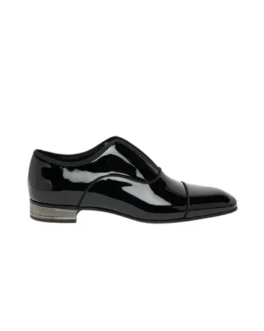 Christian Louboutin Men's Alphamale Galvin Patent Leather Cap-Toe Loafers | Thumbnail 1 Christian Louboutin Men's Alphamale Galvin Patent Leather Cap-Toe Loafers | Thumbnail 1