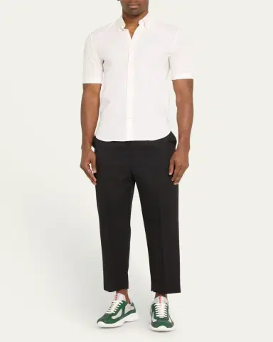 Prada Men's America's Cup Patent Leather Sneakers | Thumbnail 7 Prada Men's America's Cup Patent Leather Sneakers | Thumbnail 7