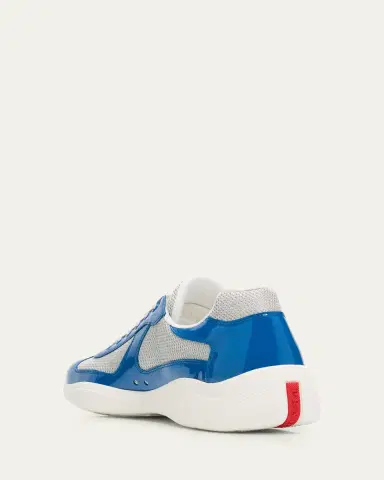 Prada Men's America's Cup Patent Leather Sneakers | Thumbnail 10 Prada Men's America's Cup Patent Leather Sneakers | Thumbnail 10