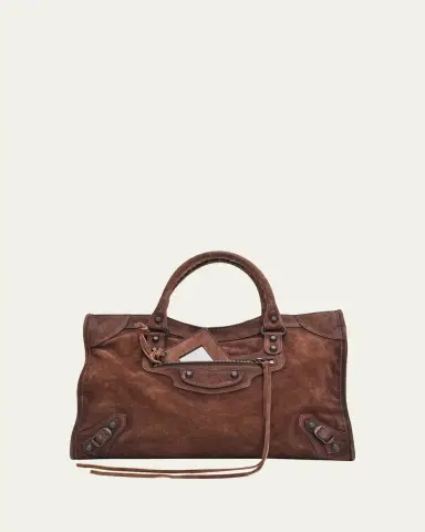 Balenciaga Le City Medium Leather Tote Bag | Thumbnail 4 Balenciaga Le City Medium Leather Tote Bag | Thumbnail 4