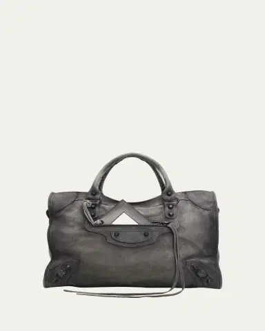 Balenciaga Le City Medium Leather Tote Bag | Thumbnail 7 Balenciaga Le City Medium Leather Tote Bag | Thumbnail 7