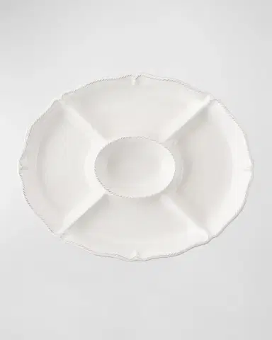 Juliska Berry & Thread Whitewash Crudite Platter | Thumbnail 2 Juliska Berry & Thread Whitewash Crudite Platter | Thumbnail 2