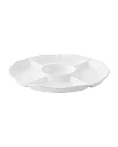 Juliska Berry & Thread Whitewash Crudite Platter | Thumbnail 1 Juliska Berry & Thread Whitewash Crudite Platter | Thumbnail 1