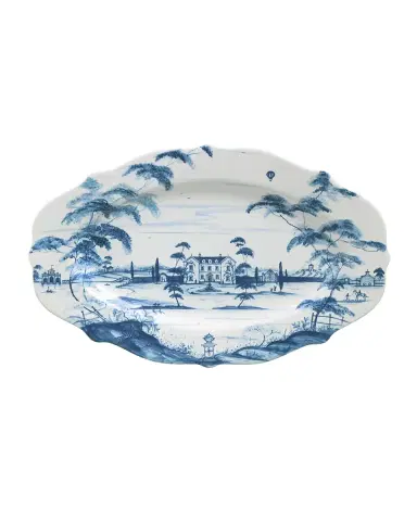 Juliska Country Estate Delft Blue Large Platter | Thumbnail 2 Juliska Country Estate Delft Blue Large Platter | Thumbnail 2