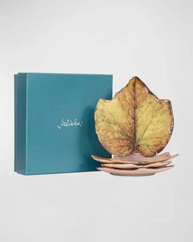 Juliska Forest Walk Leaf Plates, Set of 4 | Thumbnail 2 Juliska Forest Walk Leaf Plates, Set of 4 | Thumbnail 2