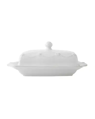 Juliska Berry & Thread Butter Dish - Whitewash | Thumbnail 1 Juliska Berry & Thread Butter Dish - Whitewash | Thumbnail 1