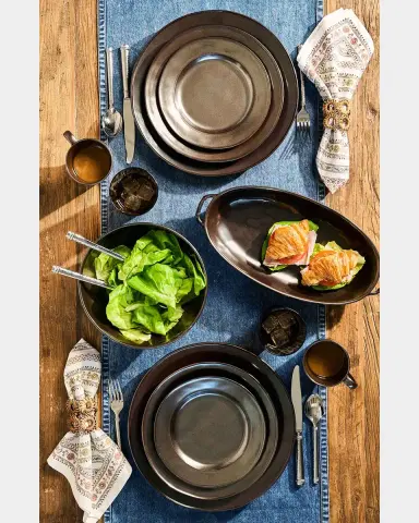 Juliska Pewter Stoneware 4pc Place Setting | Thumbnail 5 Juliska Pewter Stoneware 4pc Place Setting | Thumbnail 5
