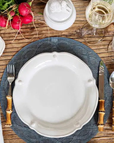 Juliska Berry & Thread Flared Dinner Plate - Whitewash | Thumbnail 3 Juliska Berry & Thread Flared Dinner Plate - Whitewash | Thumbnail 3