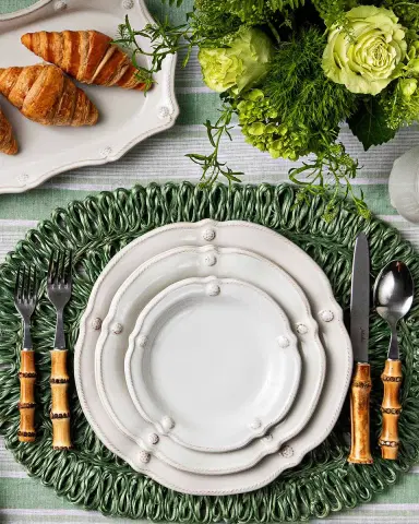 Juliska Berry & Thread Flared Dinner Plate - Whitewash | Thumbnail 6 Juliska Berry & Thread Flared Dinner Plate - Whitewash | Thumbnail 6