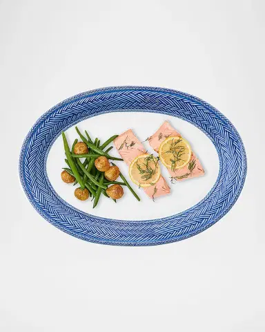 Juliska Le Panier 17" Platter - Delft Blue | Thumbnail 2 Juliska Le Panier 17" Platter - Delft Blue | Thumbnail 2
