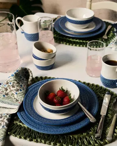 Juliska Le Panier 17" Platter - Delft Blue | Thumbnail 4 Juliska Le Panier 17" Platter - Delft Blue | Thumbnail 4