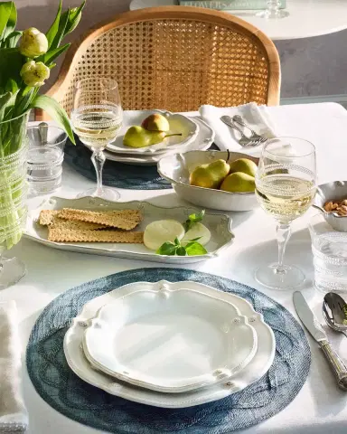 Juliska Berry & Thread Flared 4pc Place Setting - Whitewash | Thumbnail 3 Juliska Berry & Thread Flared 4pc Place Setting - Whitewash | Thumbnail 3