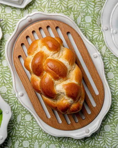 Juliska Berry & Thread Whitewash Challah Board | Thumbnail 3 Juliska Berry & Thread Whitewash Challah Board | Thumbnail 3