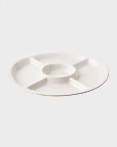 Juliska Puro 15" Crudite Platter - Whitewash | Thumbnail 2 Juliska Puro 15" Crudite Platter - Whitewash | Thumbnail 2