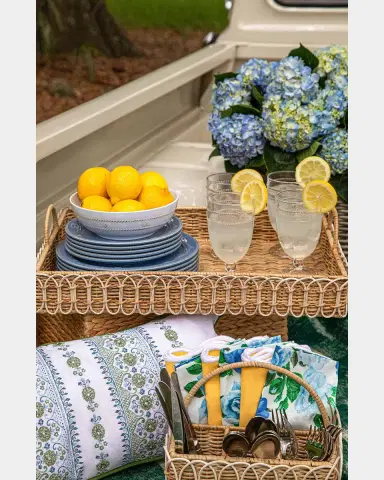Juliska Provence Rattan 22.5" Rectangular Tray - Whitewash | Thumbnail 3 Juliska Provence Rattan 22.5" Rectangular Tray - Whitewash | Thumbnail 3