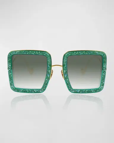 Anna-Karin Karlsson Beaming Sky Swarovski Square Acetate Sunglasses | Thumbnail 2 Anna-Karin Karlsson Beaming Sky Swarovski Square Acetate Sunglasses | Thumbnail 2