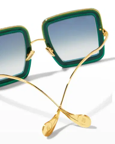 Anna-Karin Karlsson Beaming Sky Swarovski Square Acetate Sunglasses | Thumbnail 4 Anna-Karin Karlsson Beaming Sky Swarovski Square Acetate Sunglasses | Thumbnail 4