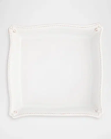 Juliska Berry & Thread Matzoh Plate - Whitewash | Thumbnail 2 Juliska Berry & Thread Matzoh Plate - Whitewash | Thumbnail 2