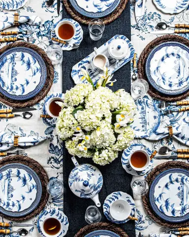 Juliska Country Estate 16pc Place Setting - Delft | Thumbnail 5 Juliska Country Estate 16pc Place Setting - Delft | Thumbnail 5