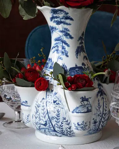 Juliska Country Estate Delft Blue Tulipiere Vase | Thumbnail 7 Juliska Country Estate Delft Blue Tulipiere Vase | Thumbnail 7