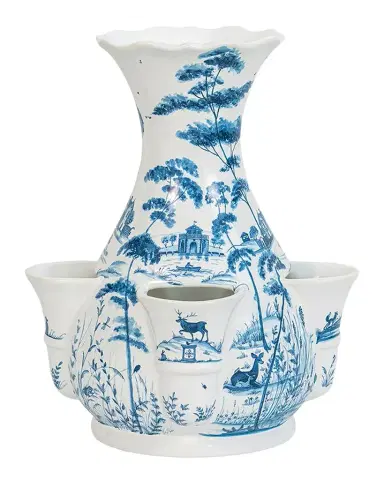 Juliska Country Estate Delft Blue Tulipiere Vase | Thumbnail 1 Juliska Country Estate Delft Blue Tulipiere Vase | Thumbnail 1