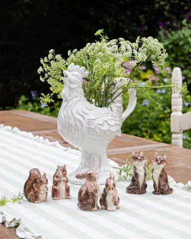 Juliska Clever Creatures Louis and Marie Fox Salt and Pepper Shakers | Thumbnail 5 Juliska Clever Creatures Louis and Marie Fox Salt and Pepper Shakers | Thumbnail 5