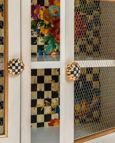 MacKenzie-Childs Flower Market Small Cabinet | Thumbnail 4 MacKenzie-Childs Flower Market Small Cabinet | Thumbnail 4