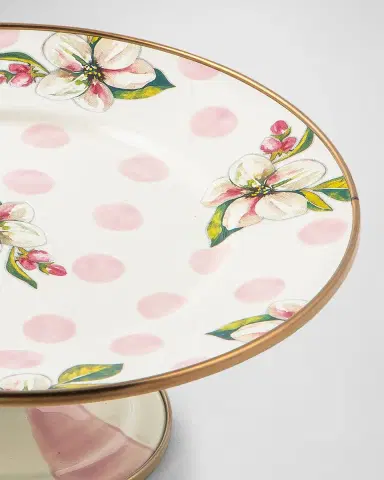 MacKenzie-Childs Wildflowers Enamel Mini Pedestal Platter | Thumbnail 2 MacKenzie-Childs Wildflowers Enamel Mini Pedestal Platter | Thumbnail 2
