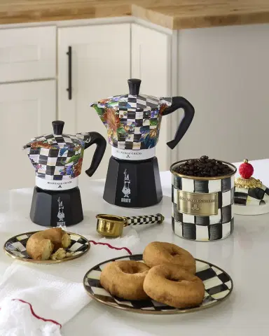 MacKenzie-Childs x Bialetti Moka Express Courtly Flower Market Stovetop Coffee Pot | Thumbnail 3 MacKenzie-Childs x Bialetti Moka Express Courtly Flower Market Stovetop Coffee Pot | Thumbnail 3