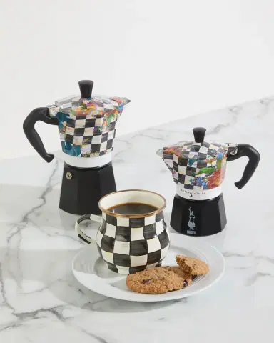 MacKenzie-Childs x Bialetti Moka Express Courtly Flower Market Stovetop Coffee Pot | Thumbnail 4 MacKenzie-Childs x Bialetti Moka Express Courtly Flower Market Stovetop Coffee Pot | Thumbnail 4