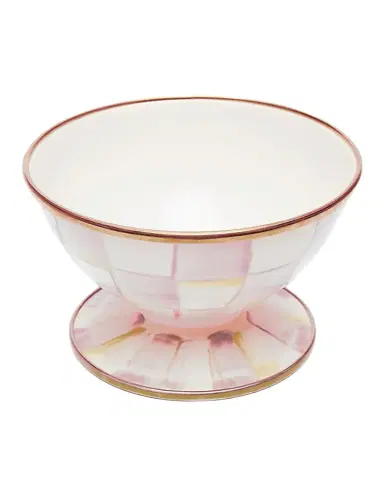 MacKenzie-Childs Rosy Check Enamel Ice Cream Dish | Thumbnail 1 MacKenzie-Childs Rosy Check Enamel Ice Cream Dish | Thumbnail 1
