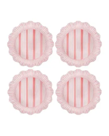 Juliska Cabana Stripe Melamine Dinner Plates | Thumbnail 1 Juliska Cabana Stripe Melamine Dinner Plates | Thumbnail 1