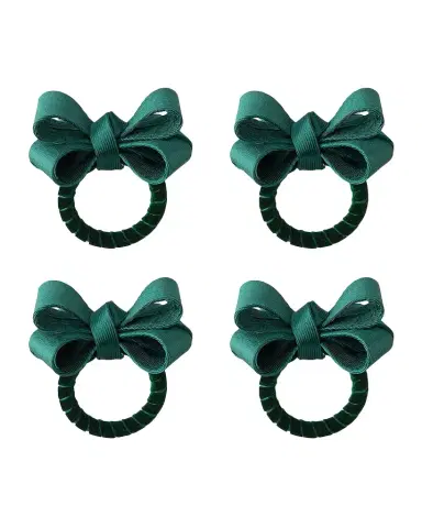 Juliska Tuxedo Stewart Tartan Napkin Rings, Set of 4 | Thumbnail 1 Juliska Tuxedo Stewart Tartan Napkin Rings, Set of 4 | Thumbnail 1
