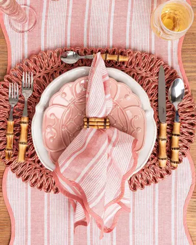Juliska Cabana Stripe Table Runner, 18" x 90" | Thumbnail 4 Juliska Cabana Stripe Table Runner, 18" x 90" | Thumbnail 4